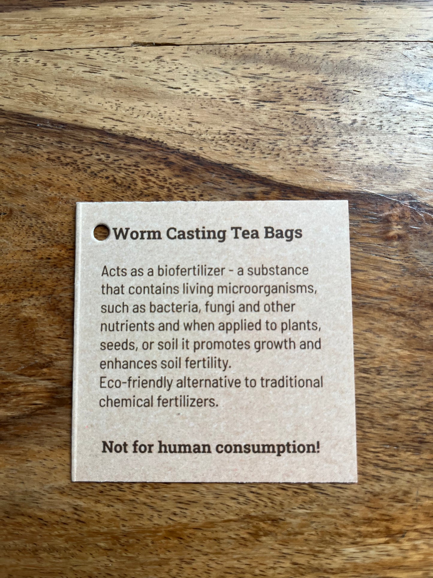 Worm Casting Tea Bags